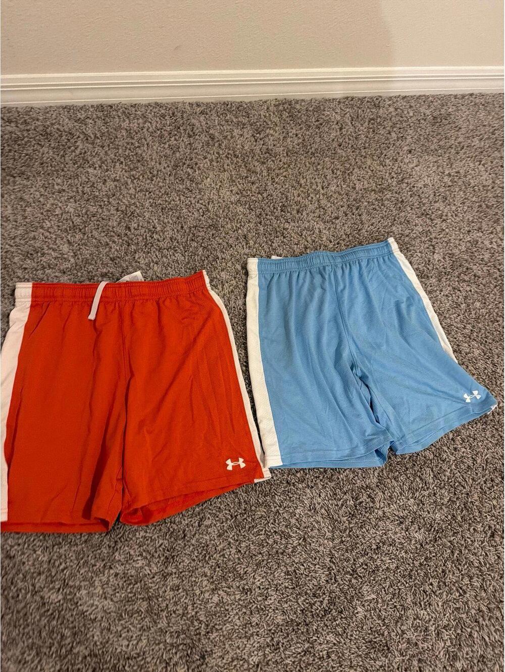 Under Armour Boys Running Active Shorts YXL Lot of 2